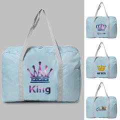 Large Capacity Nylon Travel Bag for Lady Men Clothes Storage