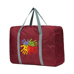 Hand Print Series Tote Travel Luggage Duffle Bag for Women