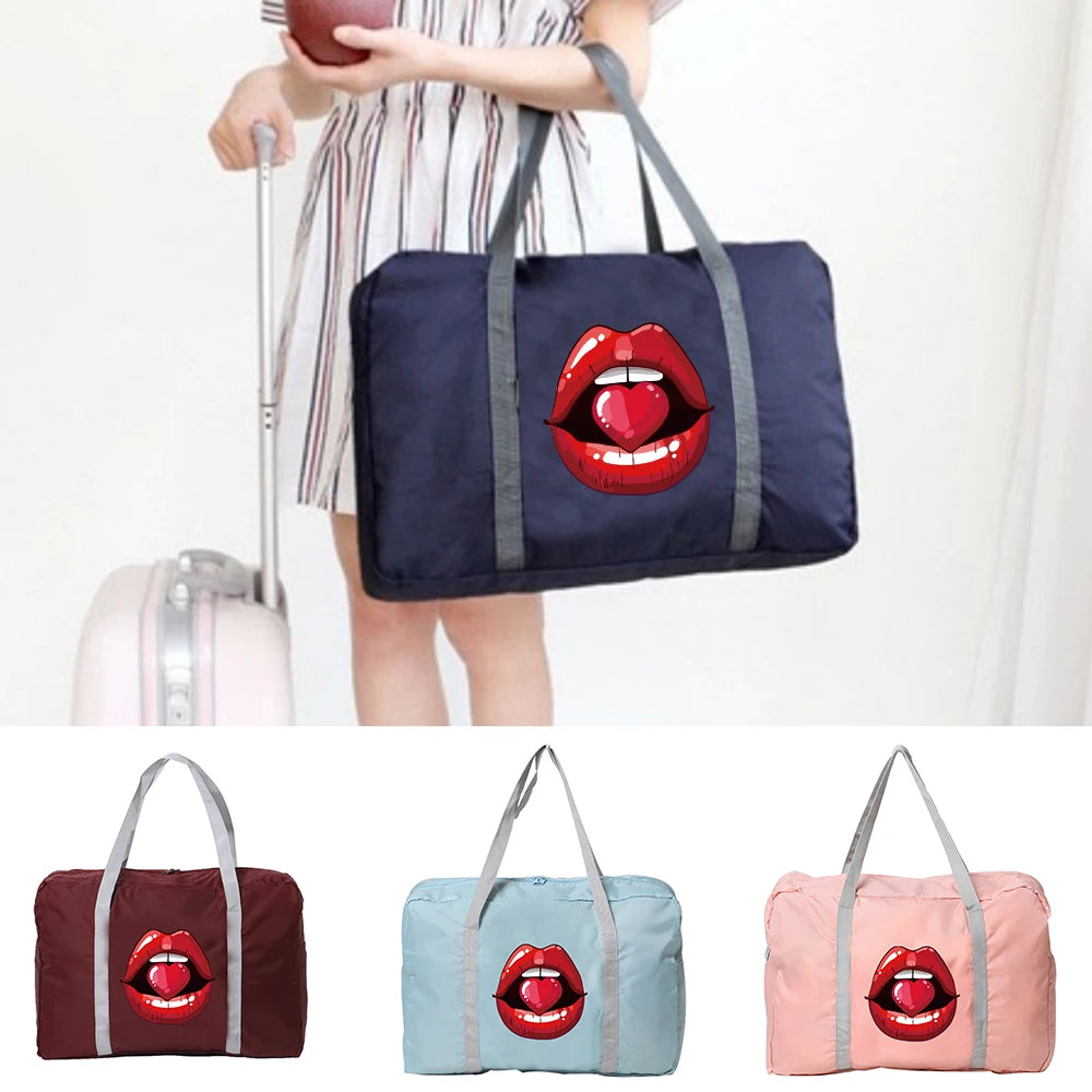 Waterproof Travel Bag Large Capacity Gym Yoga Tote Women Shoulder Bag