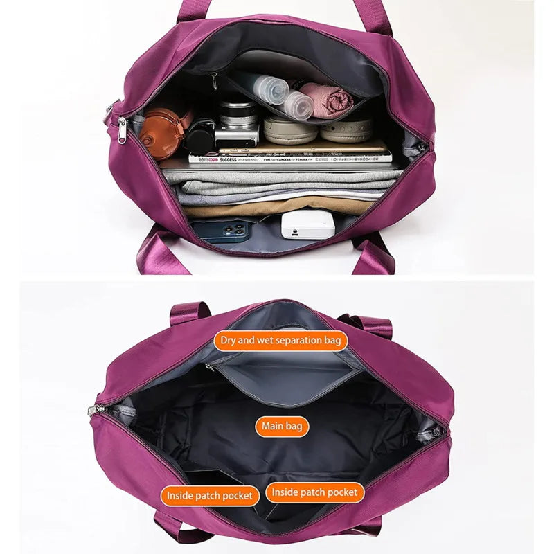 Waterproof Travel Bags Large Capacity Multifunctional Duffle Handbag