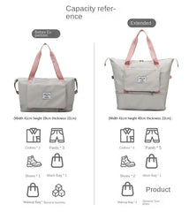 Waterproof Travel Bag Tote Luggage Women Large Capacity Duffle Handbag