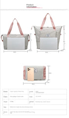 Waterproof Travel Bag Tote Luggage Women Large Capacity Duffle Handbag
