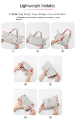 Waterproof Travel Bag Tote Luggage Women Large Capacity Duffle Handbag