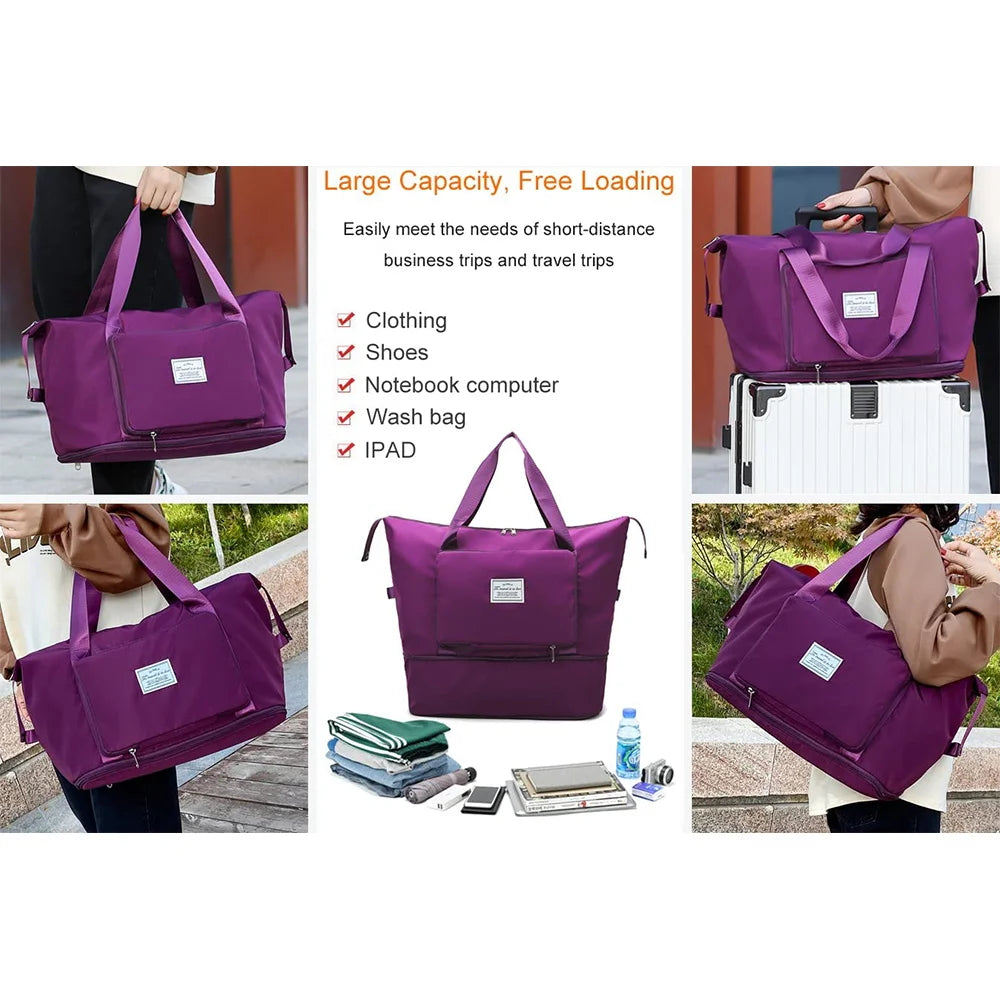 Waterproof Large Capacity Travel Tote Bag for Women