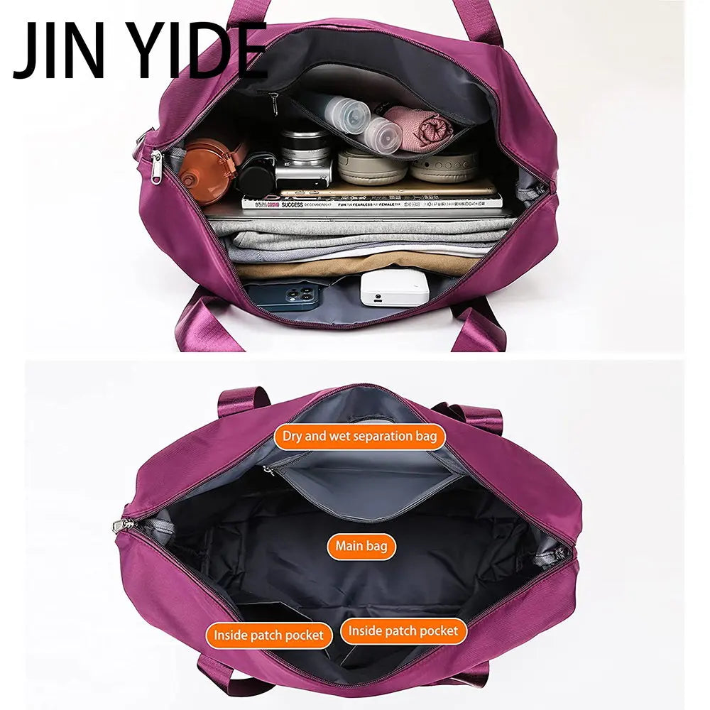 Waterproof Tote Travel Luggage Bags for Women Large Capacity
