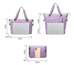 Waterproof Travel Tote Bag Women Large Capacity Duffle Handbag