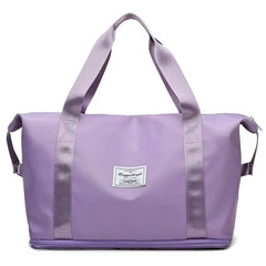 Women's Waterproof Travel Tote Bag Large Capacity Duffle Handbag