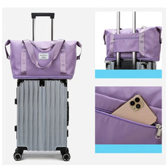 Women's Waterproof Travel Tote Bag Large Capacity Duffle Handbag