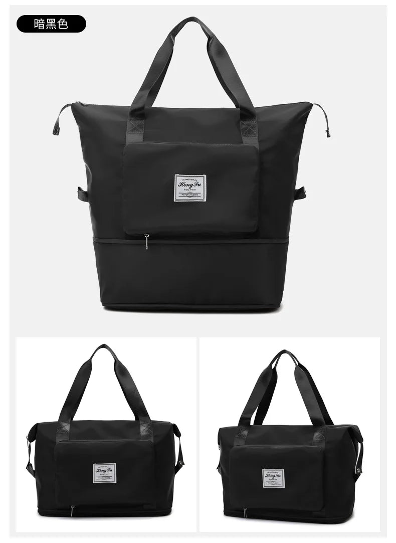 Waterproof Folding Travel Bags Multifunctional Duffle Handbag