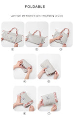 Waterproof Folding Travel Bags Multifunctional Duffle Handbag