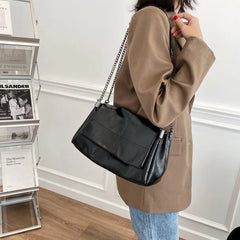 Foldable Travel Crossbody Bag Chain Shoulder Bag with Handle