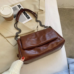 Foldable Travel Crossbody Bag Chain Shoulder Bag with Handle