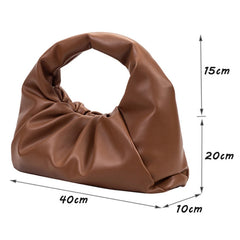 Pleated Small Bag French Texture Handbag for Women