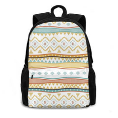 Folk Indian Women Men Teens Laptop School Bags