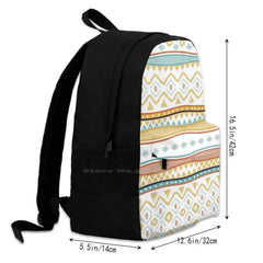 Folk Indian Women Men Teens Laptop School Bags