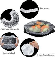 100pcs Food Cover Preservative Film Plastic Fresh Keeping Saver Bag