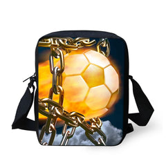 Football Cross-body Bag for Kids Girls Casual Mini Messenger Bag