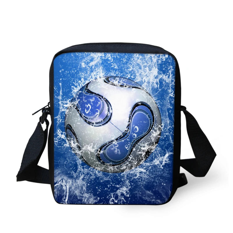 Football Cross-body Bag for Kids Girls Casual Mini Messenger Bag