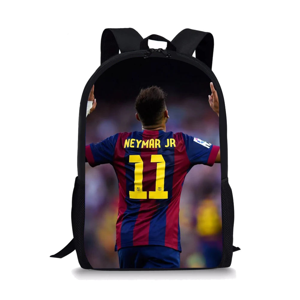 Neymar School Backpack Kids Bag Kindergarten Child Bookbag