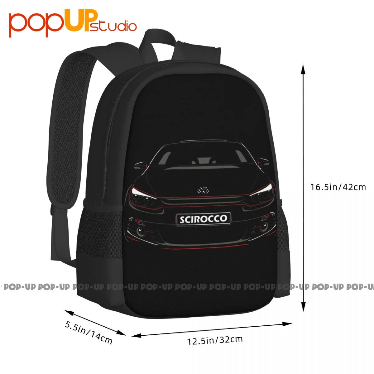 Scirocco Fans R Coupe Backpack Large Capacity Foldable Eco Friendly