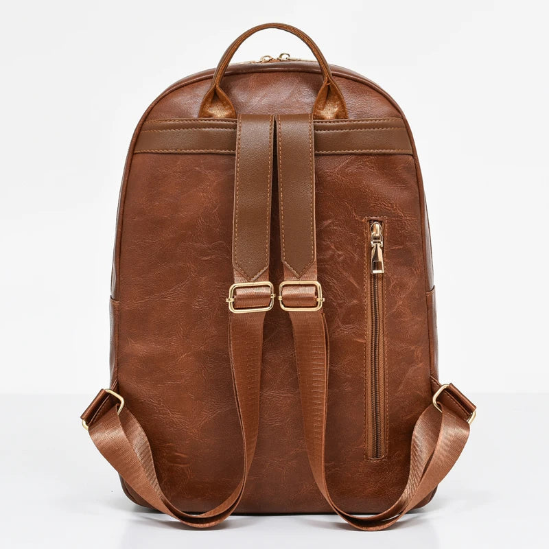 Teenage Girls Sac A Dos Travel Back pack PU Women Backpack Female