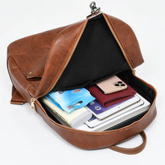 Teenage Girls Sac A Dos Travel Back pack PU Women Backpack Female