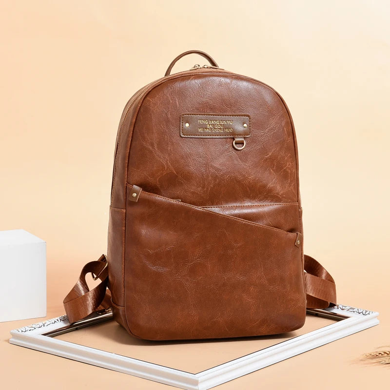 Teenage Girls Sac A Dos Travel Back pack PU Women Backpack Female