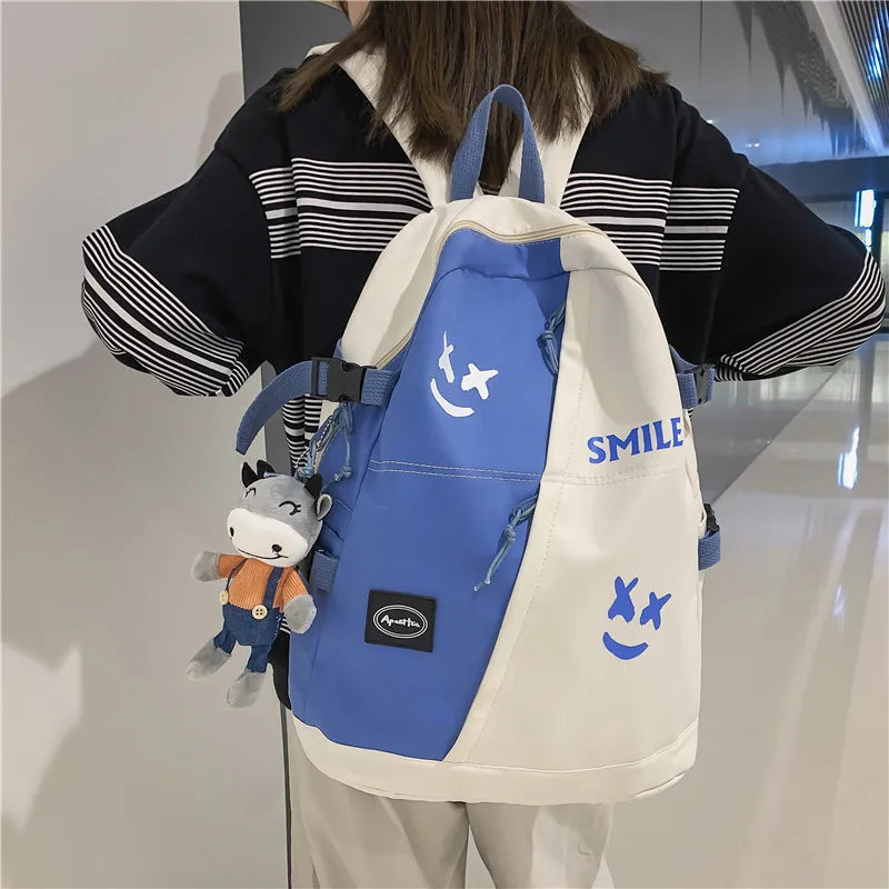 Teenager College School Bag Men Rucksack Big Backpack Winter Travel Bagpack