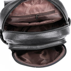 Teen Girls Travel Leather Backpack School Bag