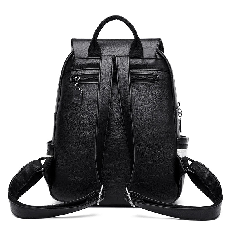 Teen Girl Travel Backpack Retro Bagpack Female School Bag