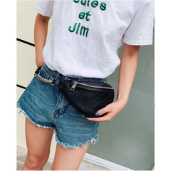 Women Waist Fanny Pack Belt Bum Hip Shoulder Crossbody Handbag