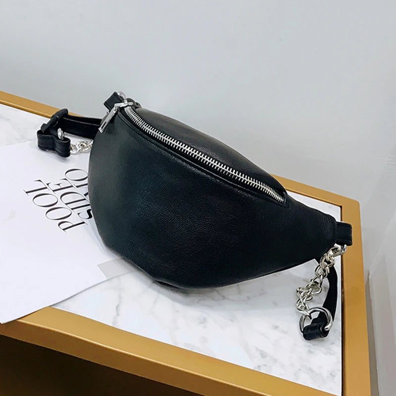 Women Waist Fanny Pack Belt Bum Hip Shoulder Crossbody Handbag