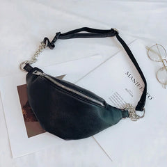 Women Waist Fanny Pack Belt Bum Hip Shoulder Crossbody Handbag