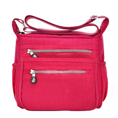 Women Crossbody Sports Gym Shoulder Bag Waterproof Nylon