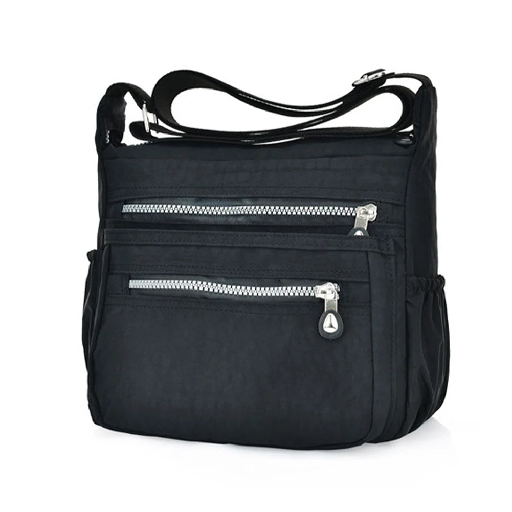 Women Crossbody Sports Gym Shoulder Bag Waterproof Nylon