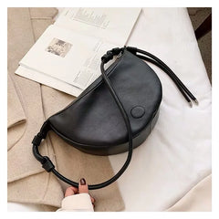 Women Casual PU Leather Shoulder Crossbody Bag Large Capacity Messenger Bag