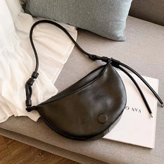 Women Casual PU Leather Shoulder Crossbody Bag Large Capacity Messenger Bag