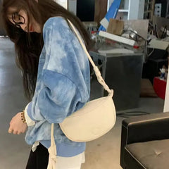 Women Casual PU Leather Shoulder Crossbody Bag Large Capacity Messenger Bag