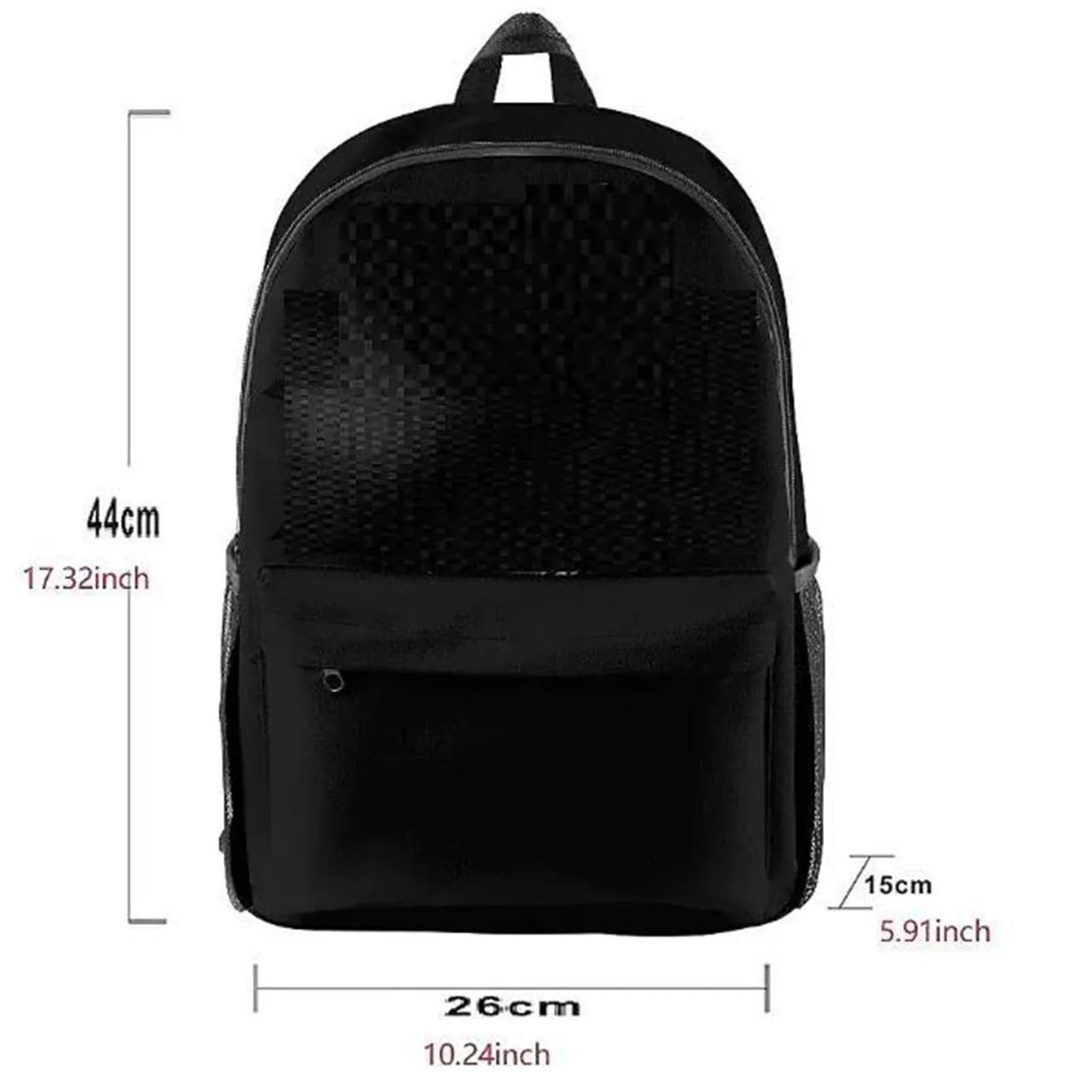 Foreign Trade Cat Cartoon Waterproof Cloth Zipper Backpack
