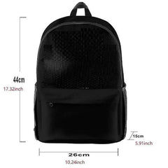 Foreign Trade Cat Cartoon Waterproof Cloth Zipper Backpack