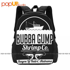 Bubba Gump Shrimp Co Backpack Large Capacity Beach Gym Tote Bag