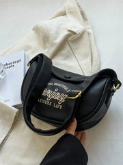Vintage Brown Leather Crossbody Bag for Women