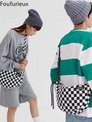 Foufurieux Chessboard Bag Commuter Crossbody Large Shoulder Women's Bag