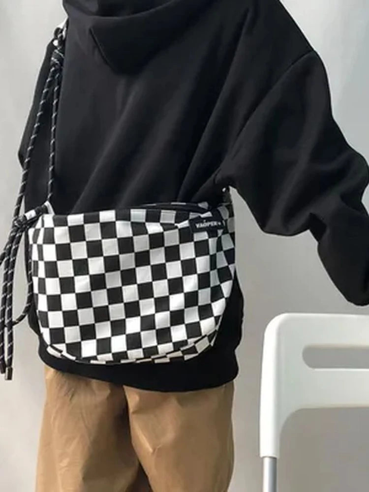 Foufurieux Chessboard Bag Commuter Crossbody Large Shoulder Women's Bag