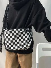 Foufurieux Chessboard Bag Commuter Crossbody Large Shoulder Women's Bag