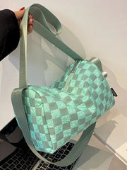 Foufurieux Canvas Messenger Bag Women Casual Broadband Shoulder Bag