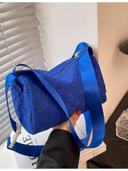 Foufurieux Canvas Messenger Bag Women Casual Broadband Shoulder Bag