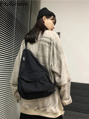 Foufurieux Women Shoulder Messenger Bag Canvas Crossbody Female Bag