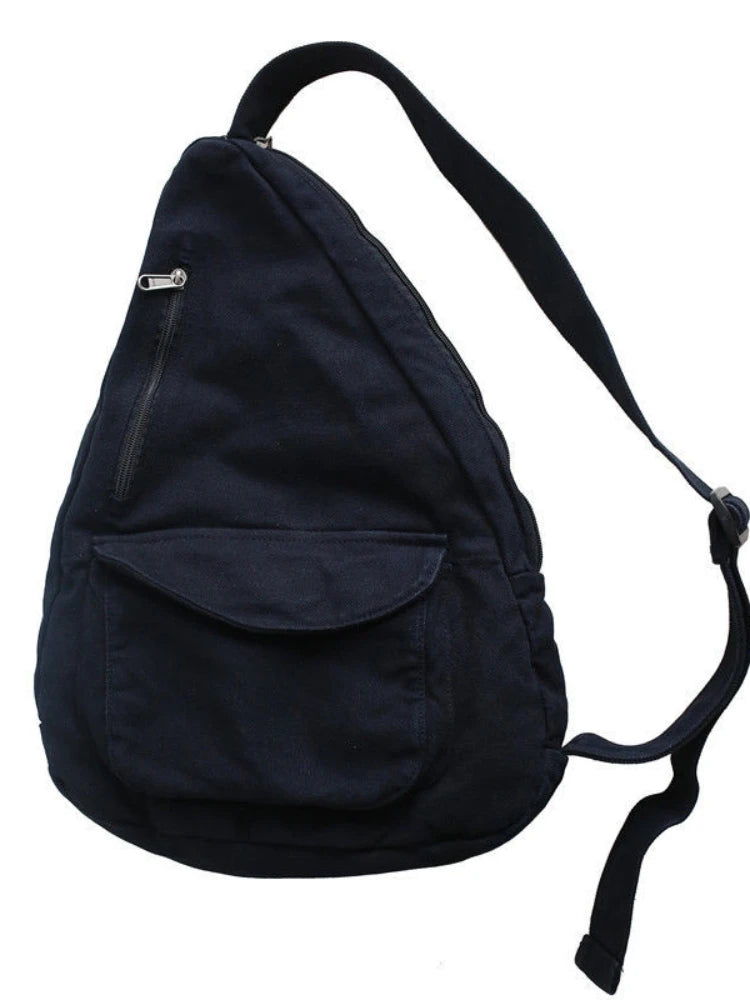 Foufurieux Women Shoulder Messenger Bag Canvas Crossbody Female Bag
