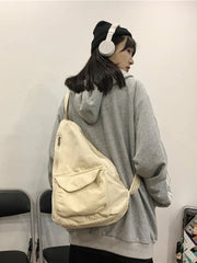 Foufurieux Women Shoulder Messenger Bag Canvas Crossbody Female Bag